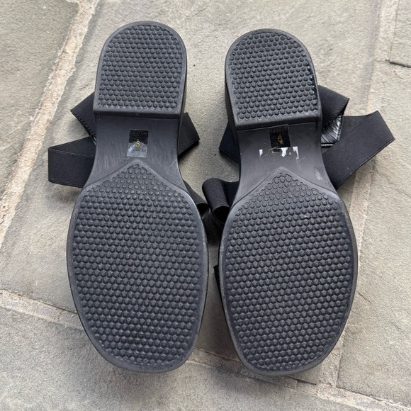 Steve Madden Sashes Black Platform Strappy Sandals - Picture 4 of 5